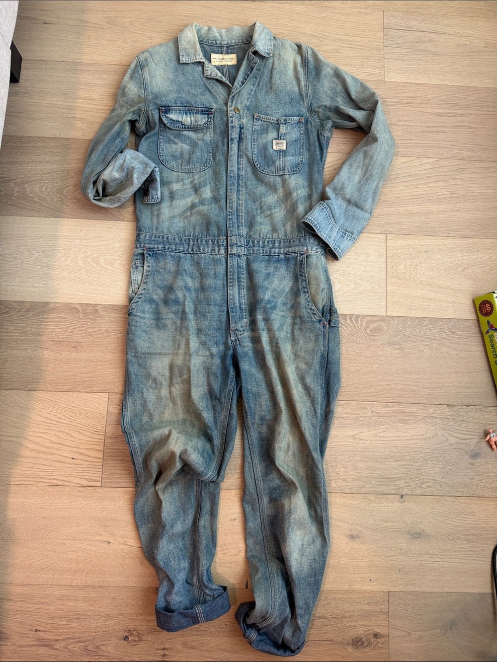 Rare denim&supply double RL Ralph lauren denim jumpsuit